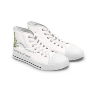 Botanical Valley High-Top Sneakers — Women's Floral Canvas Shoes