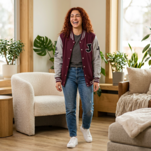 Letterman Jacket - "Believer 33" Varsity Jacket with Retro Numbering