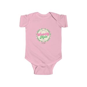 Infant Bodysuit - "Wonderfully Made" Floral Baby Onesie